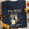 Personalized Halloween Skull Couple T Shirt SB231 85O53 1