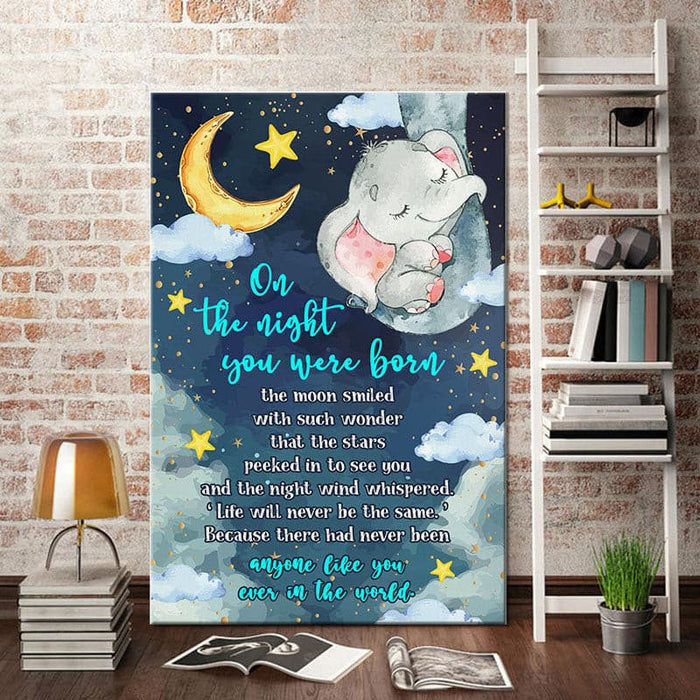 Daughter &-Son Elephant  Canvas MR1802 87O53 1