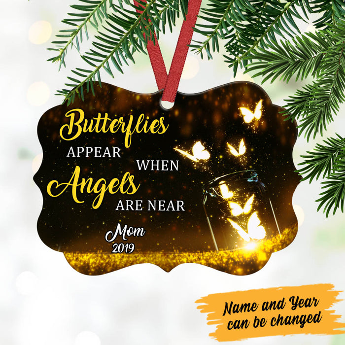 Personalized Memorial Butterfly Heaven MDF Benelux Ornament OB245 99O60 1