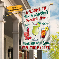 Personalized Pool Bar Grill Flag AG183 65O65 thumb 1