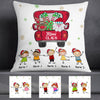 Personalized Grandma Claus Christmas Red Truck  Pillow NB173 30O58 (Insert Included) 1