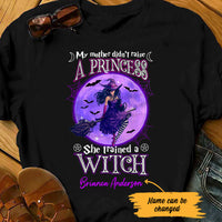 Personalized Halloween Witch Mother Raise T Shirt JL145 30O53 thumb 1
