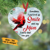 Personalized Cardinal Memorial Mom Dad Heart Ornament NB92 95O53 1