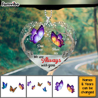 Personalized Memorial Gift I Am Always With You Transparent Acrylic Car Ornament 31670 thumb 1