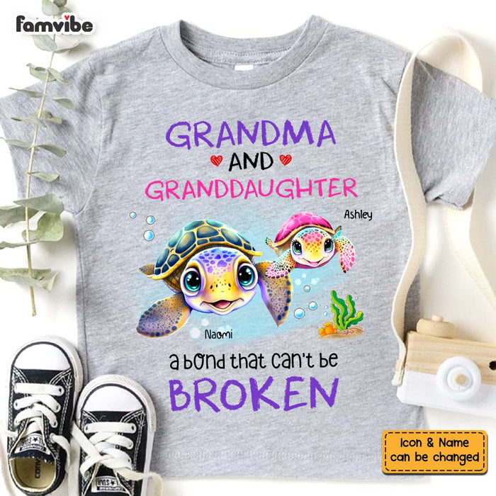 Personalized Gift For Granddaughter A Bond That Can't Be Broken Kid T Shirt - Kid Hoodie - Kid Sweatshirt 32386 1