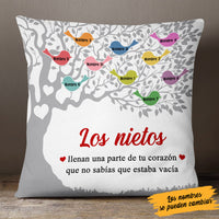 Personalized Spanish Mamá Abuela Family Tree Mom Grandma Pillow AP72 65O53 (Insert Included) thumb 1