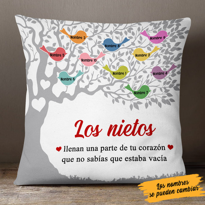 Personalized Spanish Mamá Abuela Family Tree Mom Grandma Pillow AP72 65O53 (Insert Included) 1
