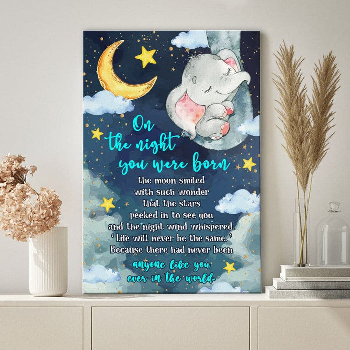 Daughter &-Son Elephant  Canvas MR1802 87O53 1