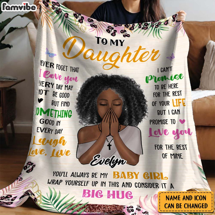 Personalized Gift For Daughter I Love You From Mom Blanket 31279 1