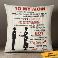 Personalized Son & Daughter To Mom Pillow FB51 95O36 (Insert Included) thumb 1