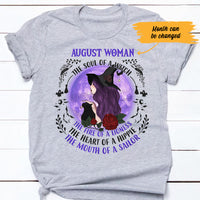 Personalized Witch Halloween White T Shirt JL144 95O47 thumb 1