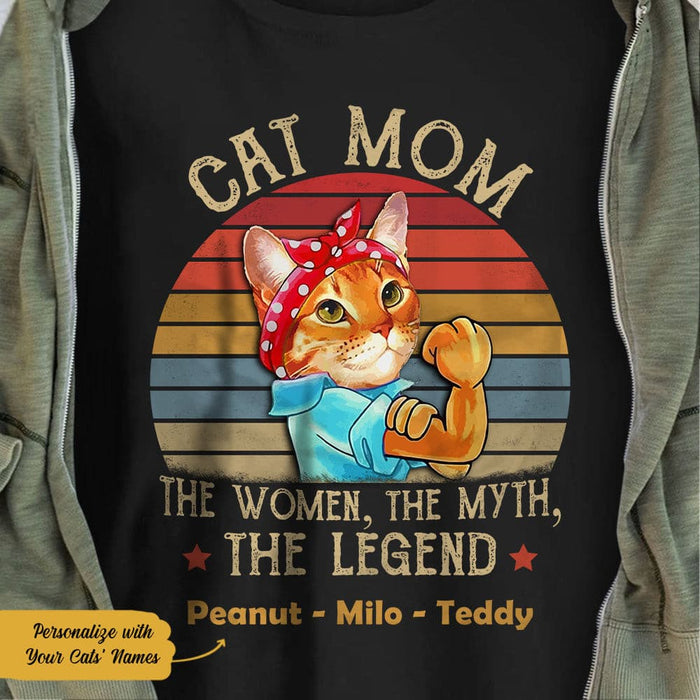 Personalized Cat Mom T Shirt JN133 67O58 1