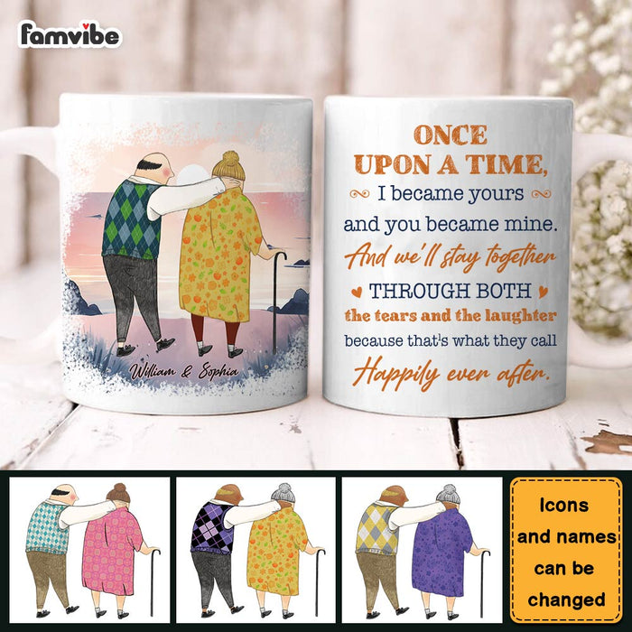 Personalized Couple Gift Once Upon A Time I Became Yours And You Became Mine Mug 31243 1