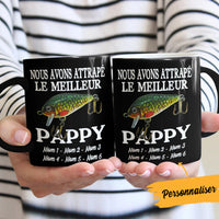 Personalized Dad Grandpa Fishing French Grand-père Mug MR313 95O36 thumb 1