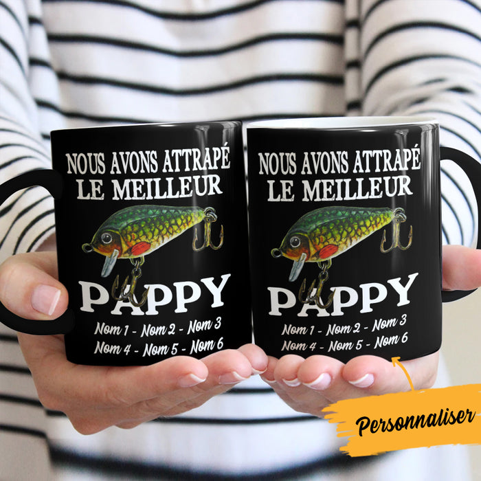 Personalized Dad Grandpa Fishing French Grand-père Mug MR313 95O36 1