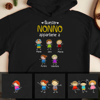 Personalized Nonno Nonna Italian Grandma Grandpa Hoodie MR235 81O34 thumb 1