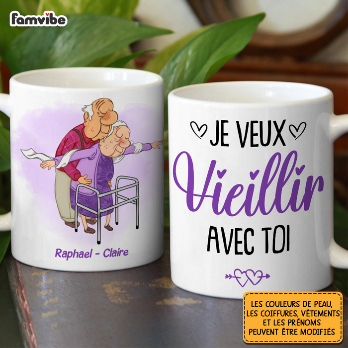 Personalized French Couple Gift Je Veux Vieillir Avec Toi Mug 30946 1