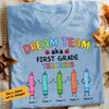 Personalized Teacher Crayon Dream Team T Shirt JN284 30O58 1