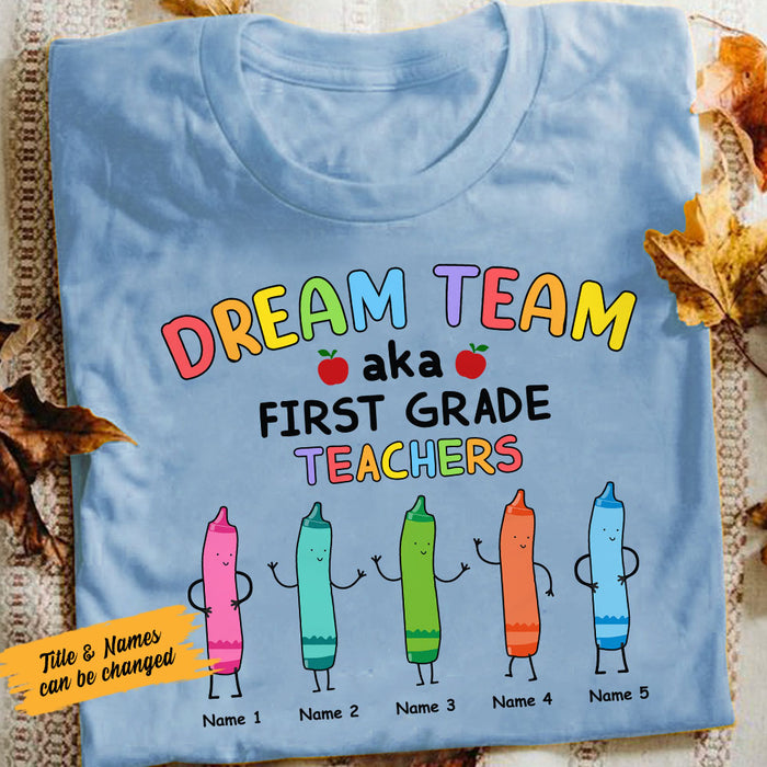  Fifth Grade Teachers Tee Dream Team Aka 5th Grade