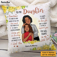 Personalized Gift To Daughter From Mom Pillow 25078 thumb 1