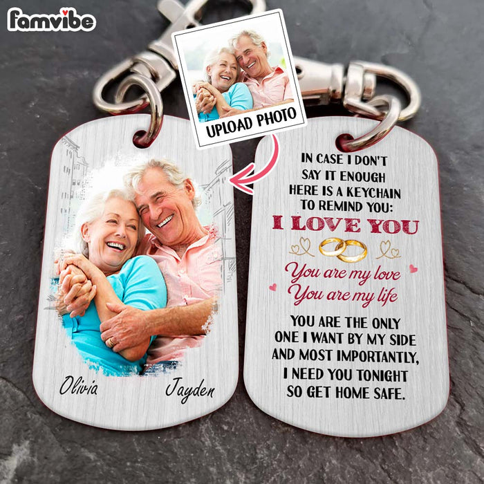 Personalized Couple I Need You Tonight Aluminum Keychain 31466 1