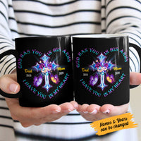 Personalized Memorial Mom Dad In My Heart Mug AP11 95O58 thumb 1