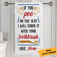 Personalized Toilet Note Bath Towel  DB181 30O57 thumb 1