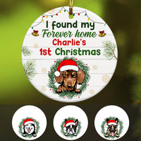 Personalized Dog First Christmas  Ornament OB96 30O34 thumb 1
