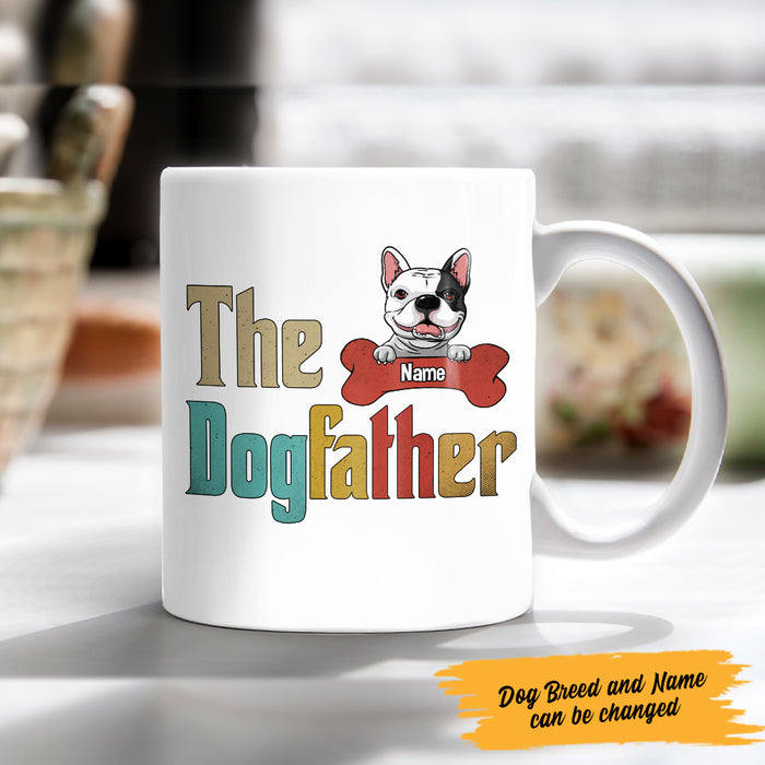 Personalized Dog Father Happy Father's Day Mug JN8771 67O47 1