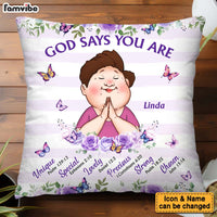 Personalized Gifts For Grandma God Says You Are Pillow 31481 thumb 1