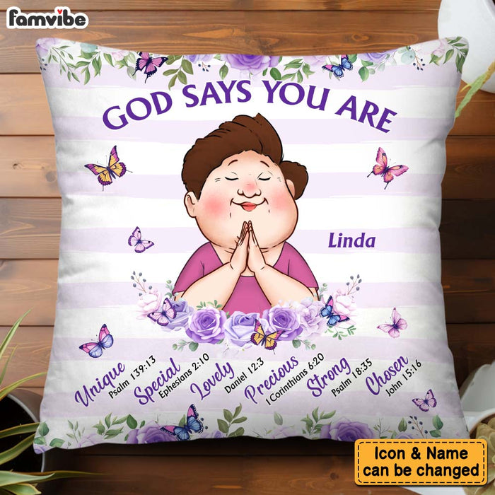 Personalized Gifts For Grandma God Says You Are Pillow 31481 1