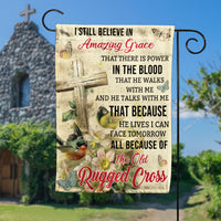 The Old Rugged Cross Jesus Flag JL252 29O57 thumb 1