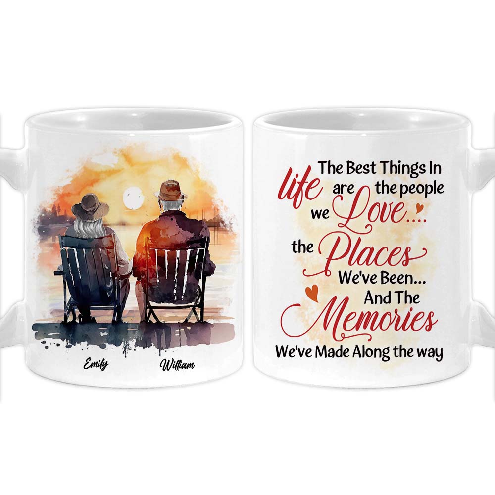 Personalized Gift For Couples The Memories We've Made  Along The Way Mug 31204 Primary Mockup