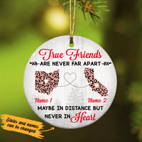 Personalized True Friends Long Distance  Ornament SB2430 30O47 thumb 1