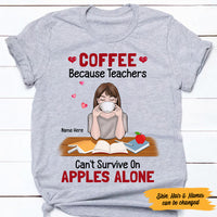 Personalized Teacher Coffee T Shirt JN12 26O47 thumb 1