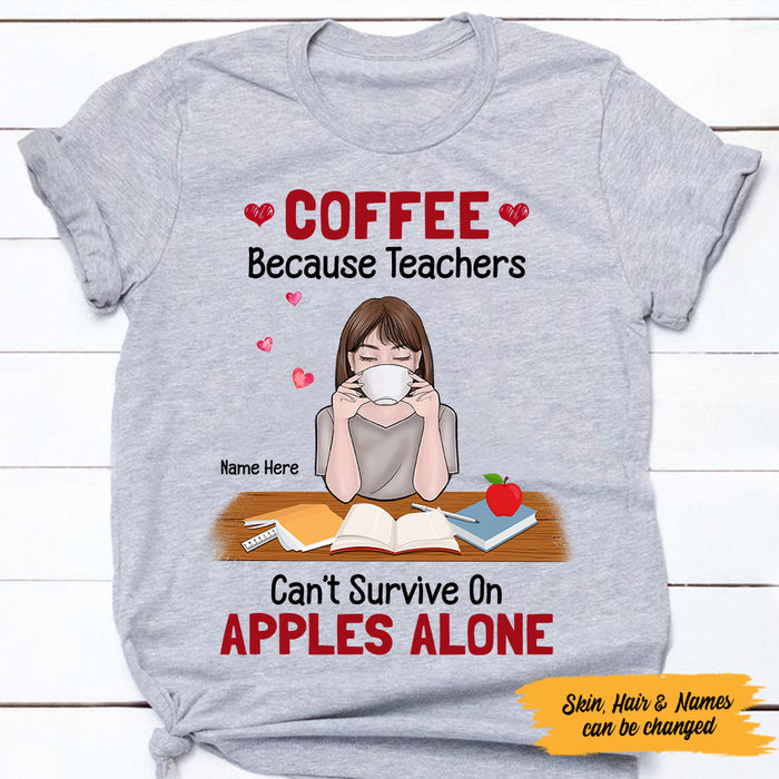 Personalized Teacher Coffee T Shirt JN12 26O47 1