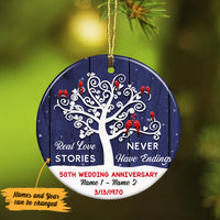 Personalized Wedding Anniversary Ornament SB226 65O47 thumb 1