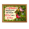 Personalized Gift Heaven Is A Beautiful Place Loss Of Mom Dad Memorial Picture Frame Light Box 31543 1