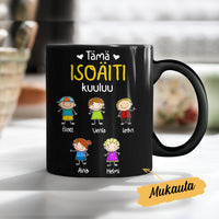 Personalized Grandma Grandpa Belongs Finnish Isoisä Isoäiti Mug AP72 81O34 thumb 1
