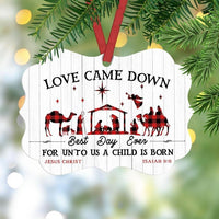 Love Came Down Jesus Christmas Benelux Ornament NB123 30O53 thumb 1