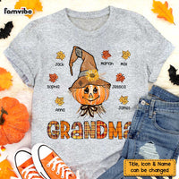Personalized Fall Scarecrow Grandma T Shirt AG192 85O47 thumb 1