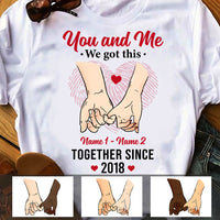 Personalized Couple We Got This T Shirt MR51 67O47 thumb 1