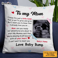 Personalized  Baby Ultra Sound Mom Grandma Grandpa Pillow MR93 30O47 thumb 1