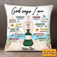 Personalized Gift For Daughter God Says I Am Pillow 22736 thumb 1