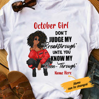 Personalized Don't Judge BWA White T Shirt JL134 65O47 thumb 1