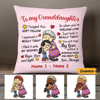 Personalized To My Granddaughter Pillow NB191 29O47 thumb 1