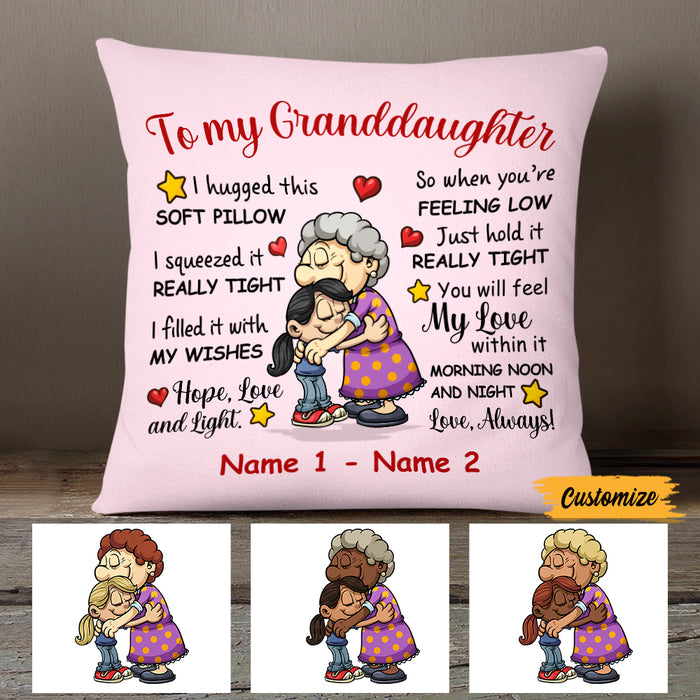 Personalized To My Granddaughter Pillow NB191 29O47 1