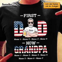 Personalized Dad Grandpa 4th of July Independence Day T Shirt MY192 32O47 thumb 1