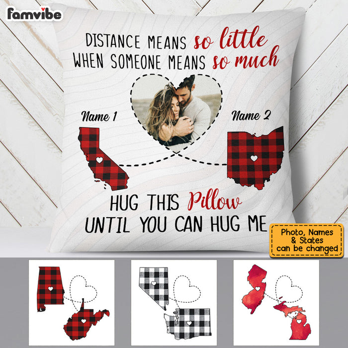 Personalized  Someone Means So Much Long Distance Pillow AP12 73O53 1