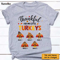 Personalized Grandma Turkey Fall T Shirt AG128 95O47 thumb 1